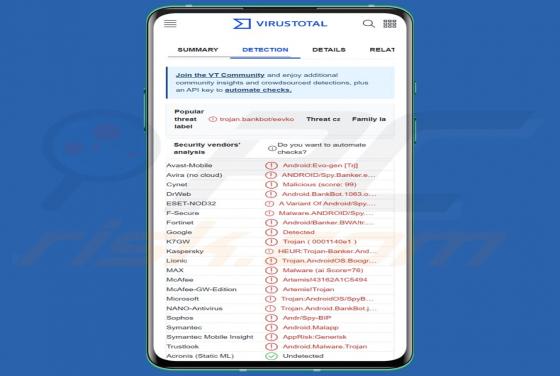 Malware "HelloTeacher" (Android)