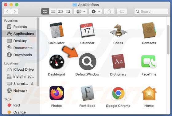 Adware "DefaultWindow" (Mac)