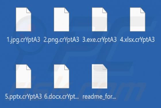 Ransomware "crYptA3"