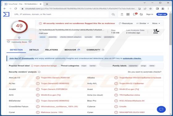 Malware "Clip Banker"