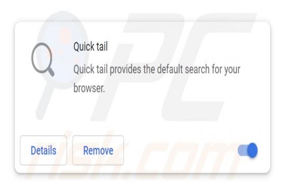 Secuestrador del navegador "Quick tail"
