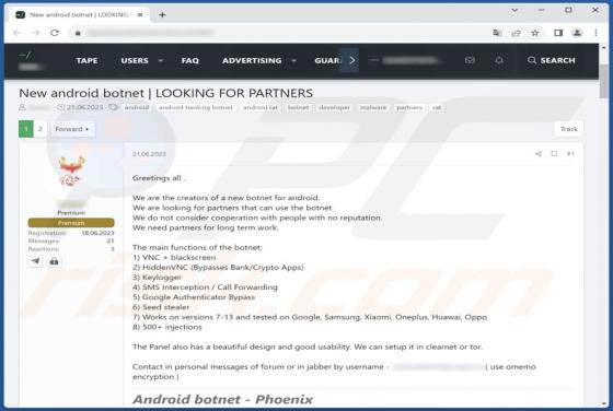 Backdoor "Phoenix" (Android)