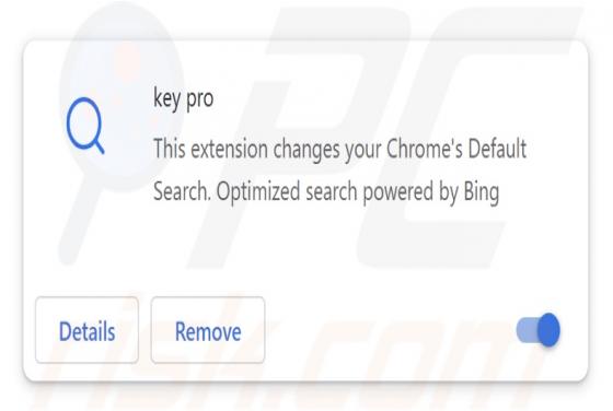 Secuestrador del navegador "Key Pro"