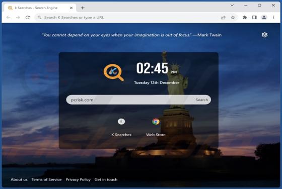 Secuestrador del navegador "K Searches"