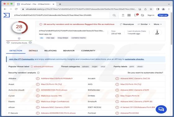 Adware "Laser.app" (Mac)