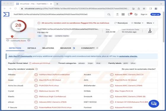 Adware "Trip.app" (Mac)