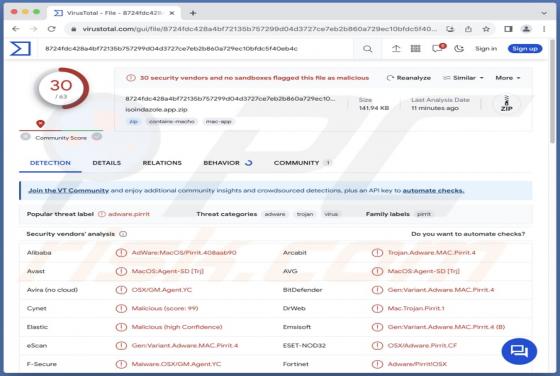 Adware "Isoindazole.app" (Mac)