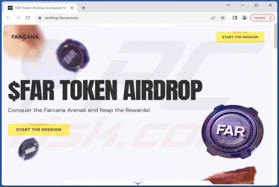 Estafa "FAR TOKEN AIRDROP"