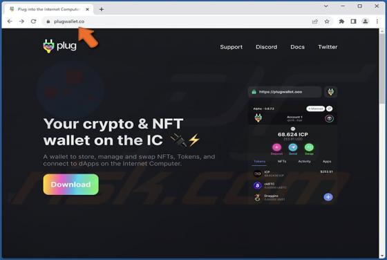 Estafa "Plug Wallet"