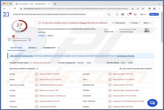 Adware "Carboxyl.app" (Mac)