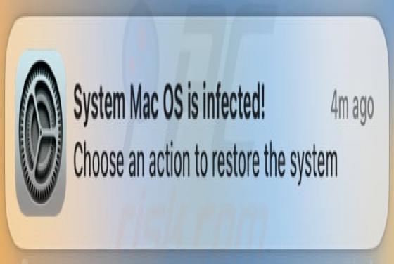 Estafa "MacOS Is Infected - Virus Found Notification" (Mac)
