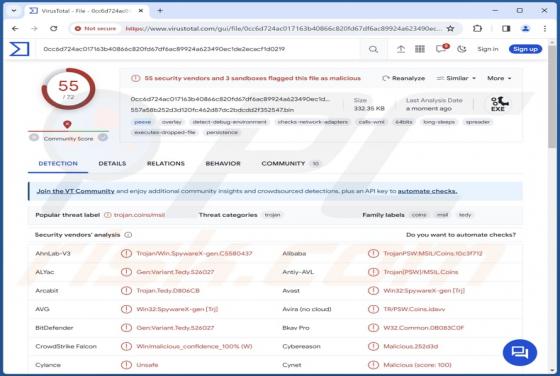 Stealer "Nightingale"