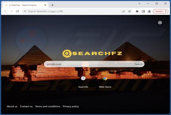 Secuestrador del navegador "Searchfz"
