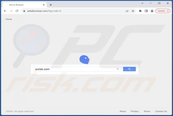 Secuestrador del navegador "Ask AI Browser"