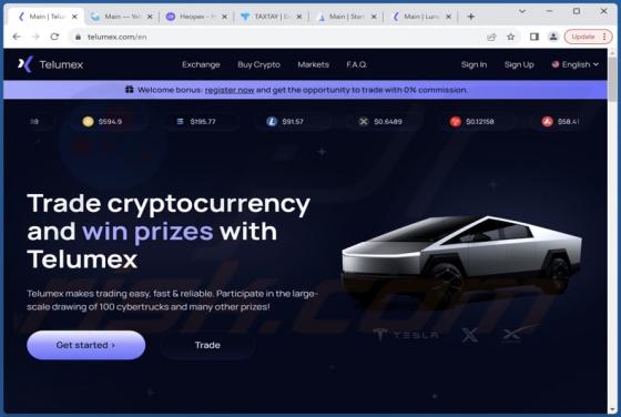 Estafa "Fake Crypto Exchange Platform"