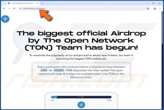 Estafa Toncoin (TON) Airdrop