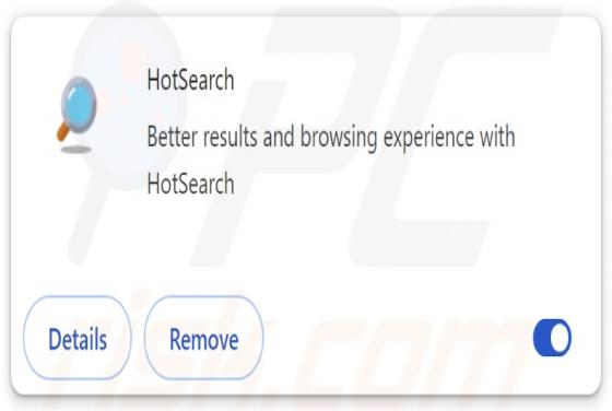 Redireccionamiento de Hotsearch.io