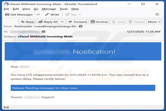 Unapproved Emails Estafa