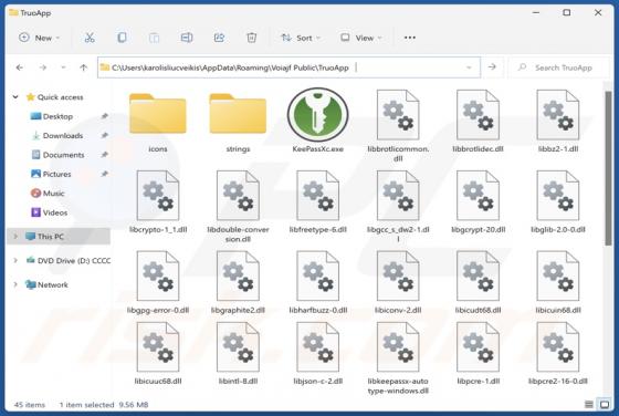 Aplicación no deseada TruoApp