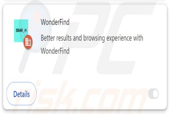 Secuestrador del navegador WonderFind