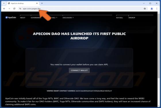 Estafa APECOIN Airdrop