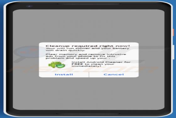 Cleanup Required Right Now! Pop-Up Estafa (Android)
