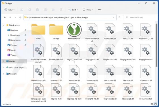 Aplicación no deseada CiviApp