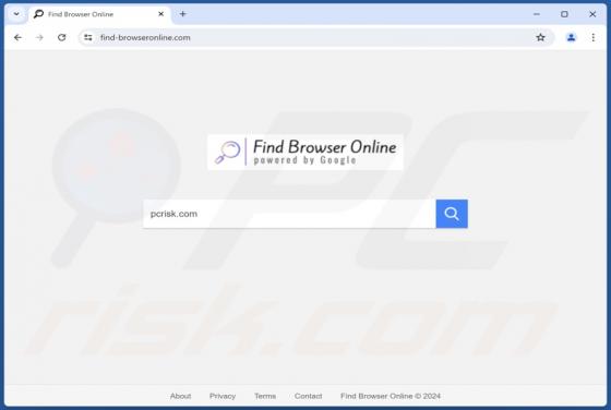 Redireccionamiento de Find-browseronline.com