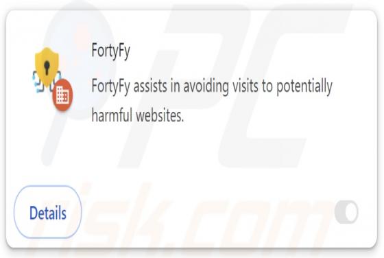 FortyFy Aplicación no deseada