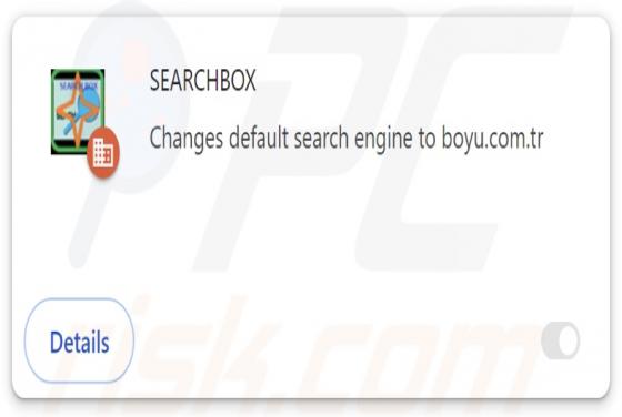 Secuestrador de navegadores SEARCHBOX