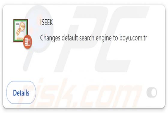 Secuestrador de navegadores ISEEK