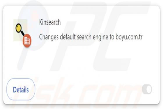 Secuestrador de navegadores Kinsearch
