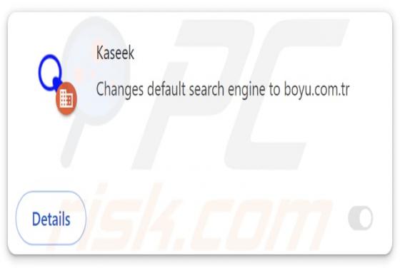 Secuestrador de navegadores Kaseek