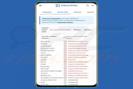 Ladrón SMS (Android)