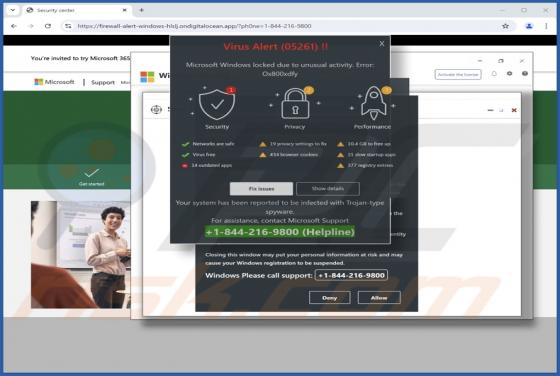 Virus Alert (05261) POP-UP Estafa