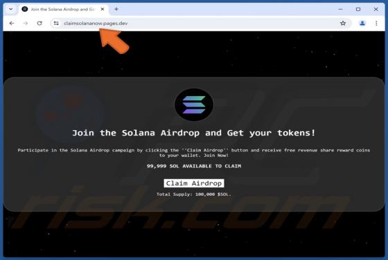 Solana Giveaway Estafa