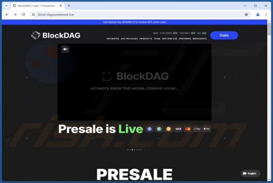 BlockDAG Presale Estafa