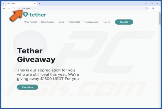 Tether Giveaway Estafa