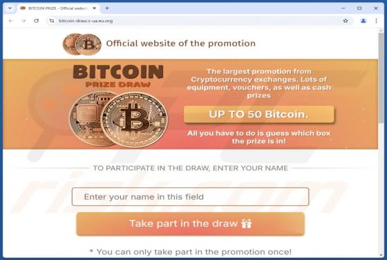 Bitcoin Prize Draw Estafa