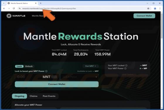Mantle Rewards Station Estafa