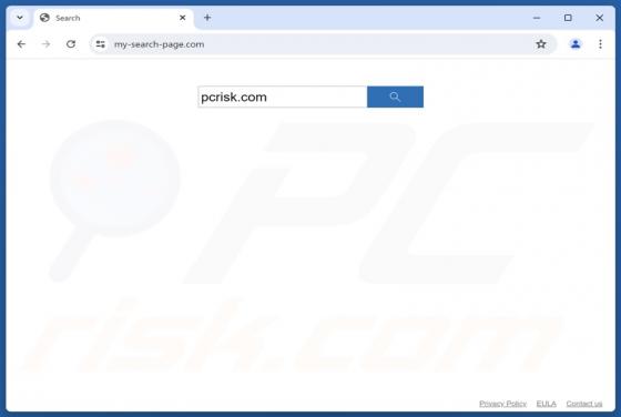 Redireccionamiento de my-search-page.com