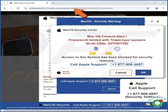 Mac OS Firewall-Alert POP-UP Estafa (Mac)