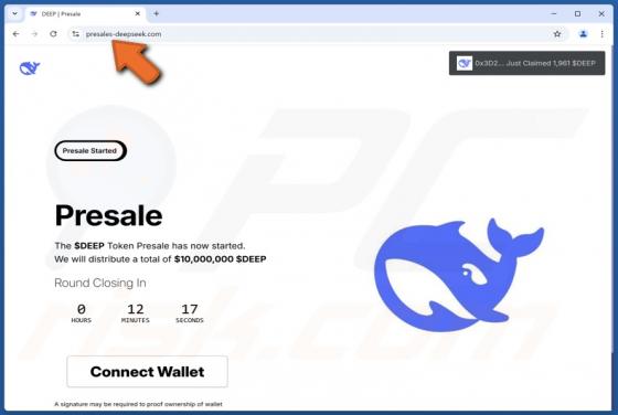 $DEEP Token Presale Estafa
