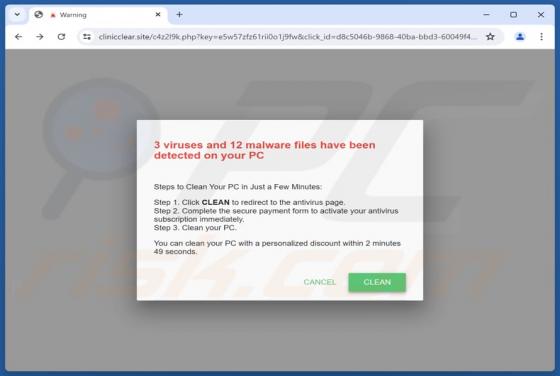 Viruses And Malware Files Have Been Detected POP-UP Estafa