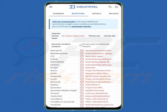 Trojan bancario PhantomCard (Android)