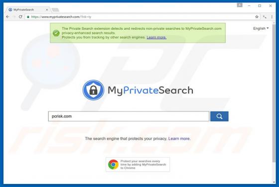 Myprivatesearch.com Redireccionar