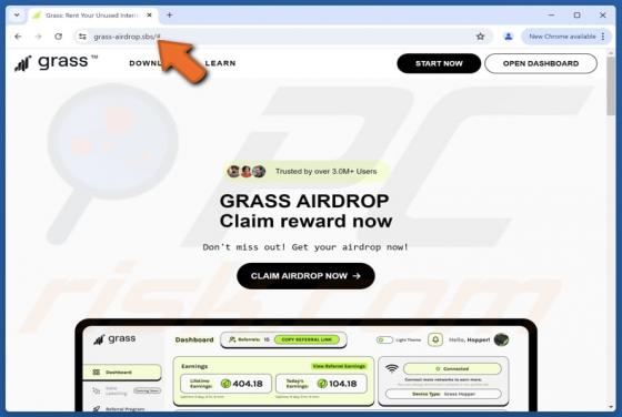 Grass Airdrop Estafa