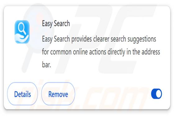 Redirección de Easysearching.net