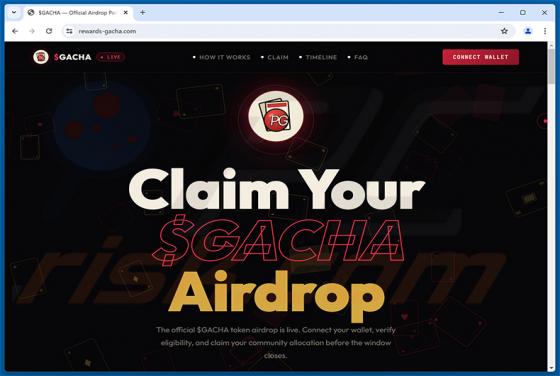 PowerGacha ($GACHA) Airdrop estafa