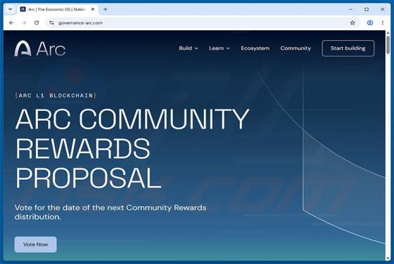 Arc Community Rewards estafa